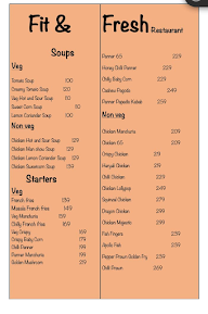 Fit & Fresh Restaurant menu 4