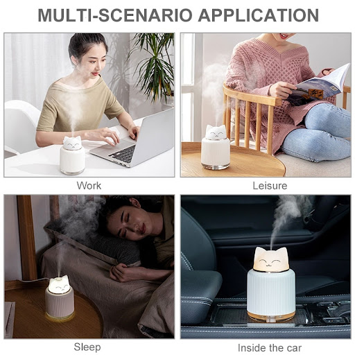 Title 11, Ultrasonic Air Humidifier for Home Office Carto...