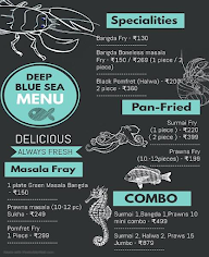 Deep Blue Sea menu 2