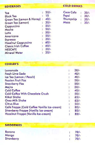 Cafe DoubleSeat menu 1