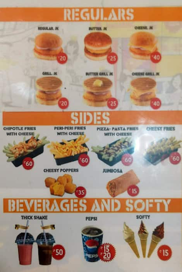 Jumboking - Indian Burger menu 