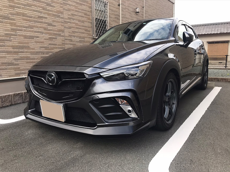 CX-3のRAYS・ナイトスポーツ・マシーングレー・伊勢志摩・ほぼ修理完了に関するカスタム事例の投稿画像3枚目