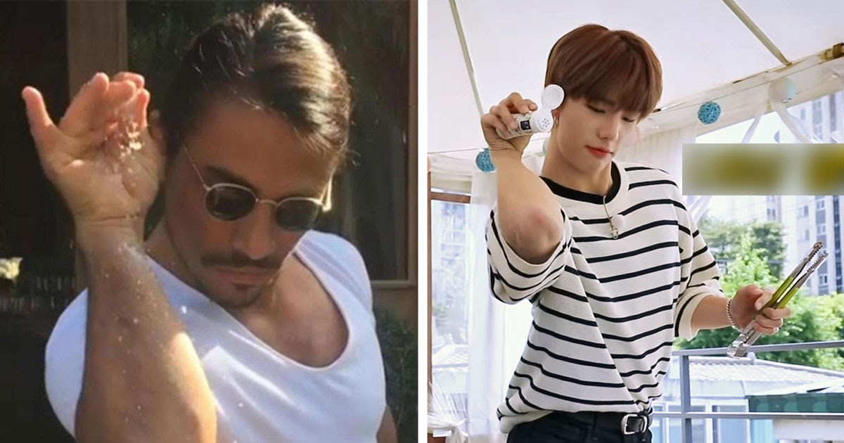 Stray Kids' Hyunjin Is A Living Meme With His Take On "Salt Bae" - Koreaboo