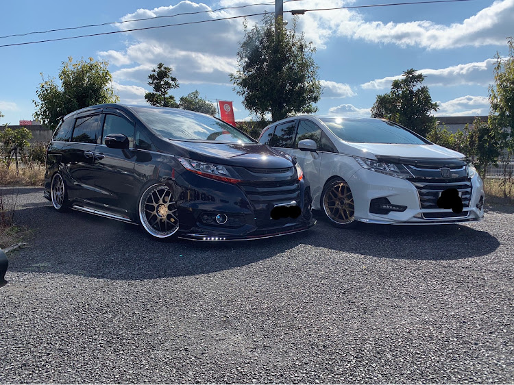 オデッセイのホイールお披露目・ゲミュート コラボ・RC east プチオフ会・ホイール交換に関するカスタム事例の投稿画像3枚目