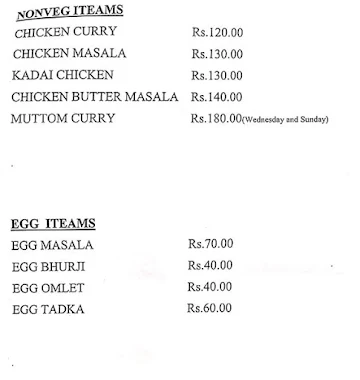 Jagannath Food Corner menu 