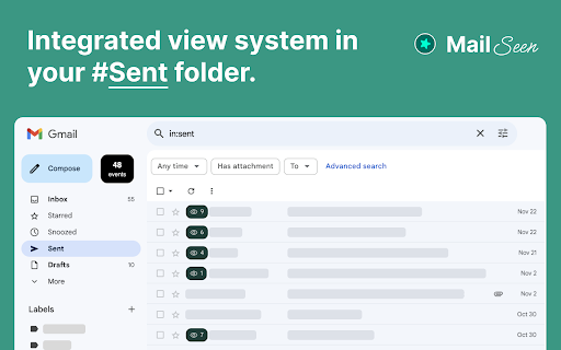 Mail Seen - Email Tracker for Gmail