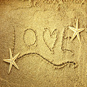 Love Written in the Sand Chrome extension download