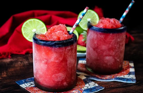 Strawberry Lime Slush