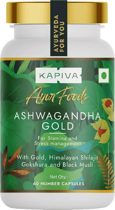 Kapiva Ashwagandha Gold Caps 1x60