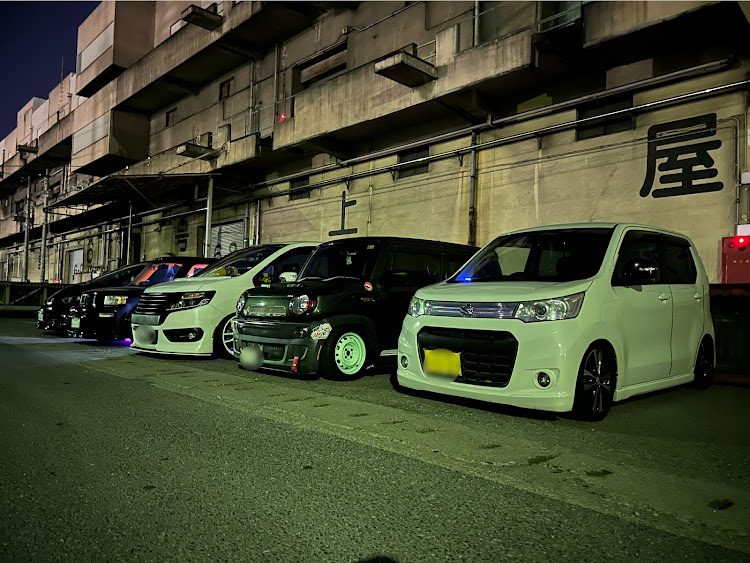 ワゴンRスティングレーのオトナのYOASOBI・この時期は寒い・SUZUKIコラボ・ワゴンRスティングレー・MH34Sスティングレーに関するカスタム事例の投稿画像1枚目