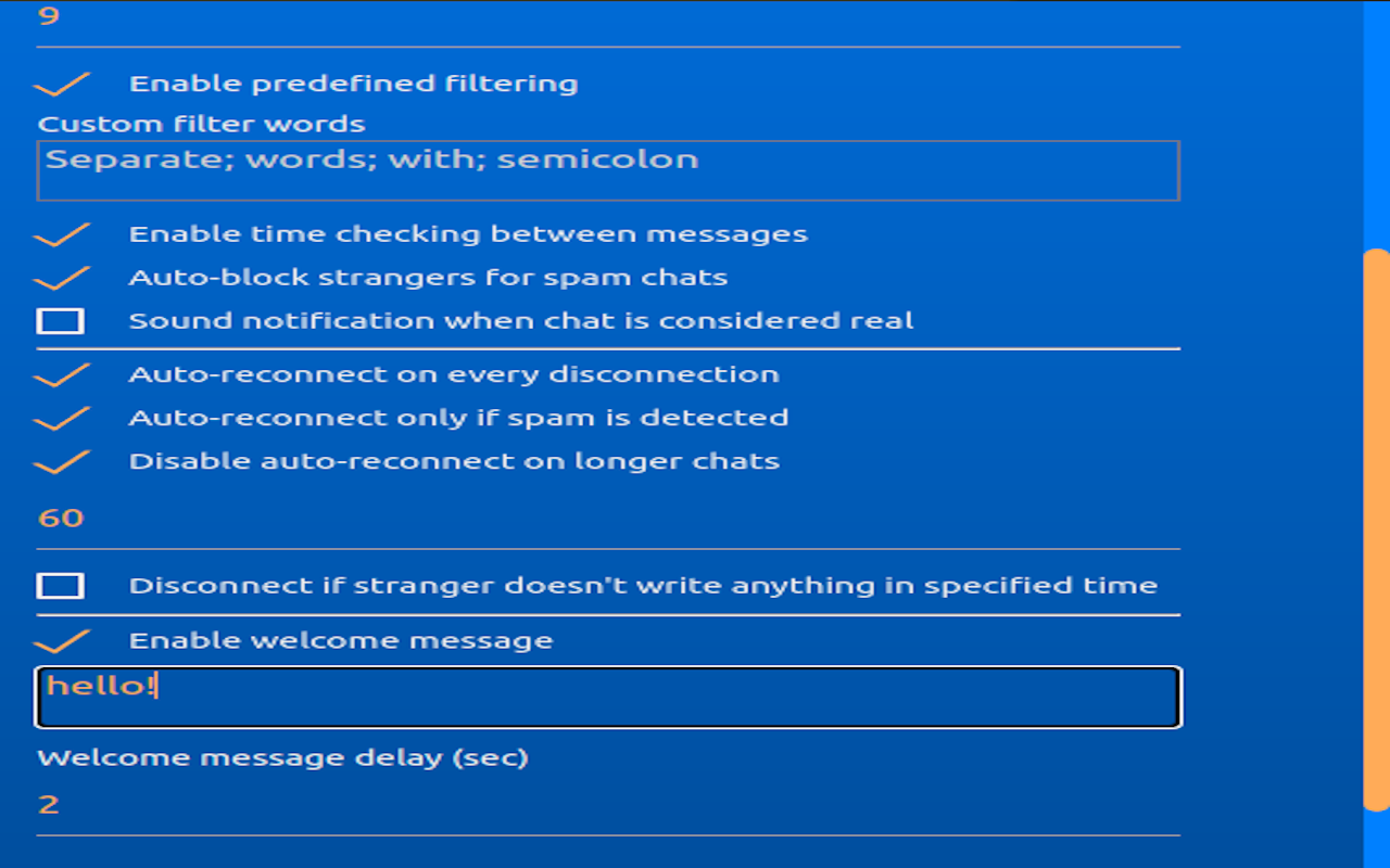 Omegle Anti-Spam and Dark Mode Preview image 2