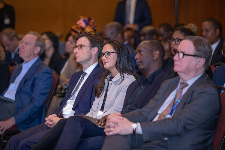 Dignitaries and leaders during the 2023 US-Kenya business roadshow in San Francisco, California on September 15, 2023.