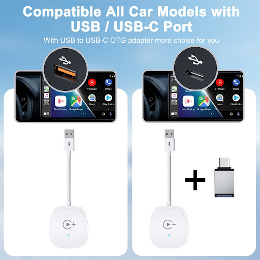 Title 13, Original Car Wired to Wireless Smart Adapter Ca...