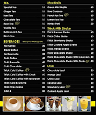 Engineer's Cake N Cafe menu 1