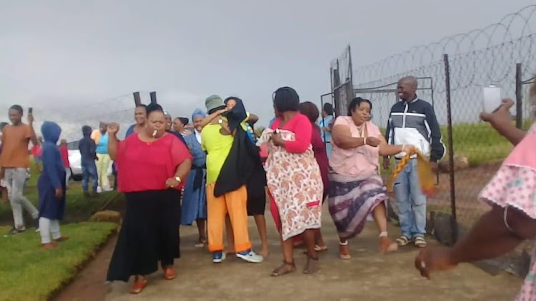 Nongcebo Khuzwayo received a hero's welcome at her village in Escourt, KZN.