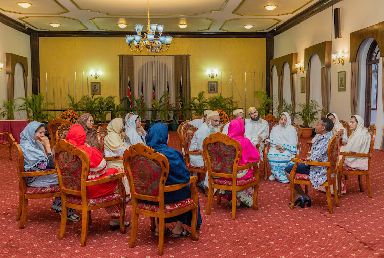 Women from the Bohras Community at the State House on November 3,2022.