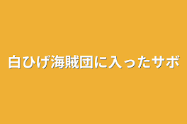 白ひげ海賊団に入ったサボ