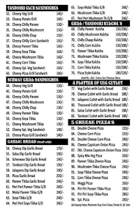 Sandwich King menu 2