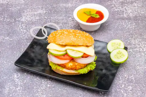 Indian Style Aloo Tikki Burger