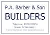 P A Barber Builders and Son Logo
