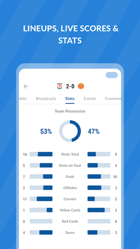 Screenshot Live Soccer TV: Scores & Stats