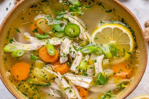 Ginger Lemon Peper Chicken Clear Soup[500Ml Box]