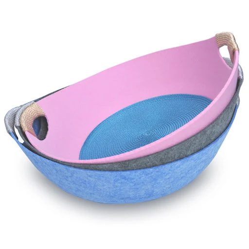 pet Cat bed house summer cat bed pet felt nest with cool mat removable and washable four seasons universal cat house net