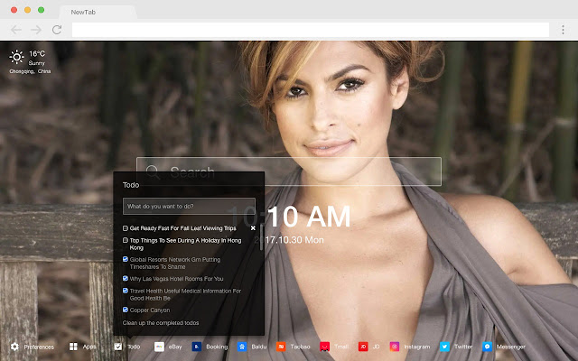 Eva Mendes New Tab Page Top Wallpapers Themes