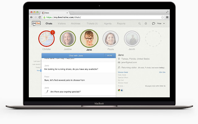 LiveChat - live chat and help desk software