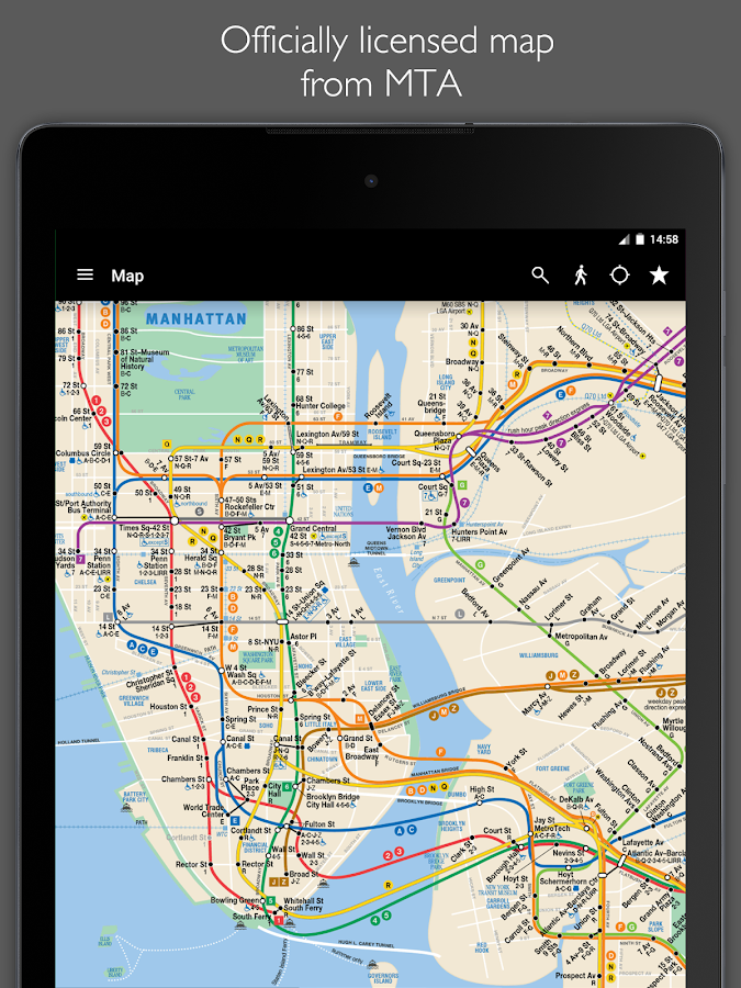 New York Metro Map App 