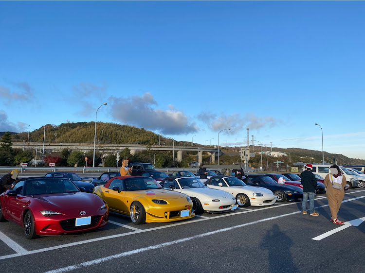 ロードスターのクリスマスツーリングin淡路島・B2リミテッド・寒くてもオープンに関するカスタム事例の投稿画像3枚目