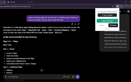 GPTChatDownloader screenshot 2