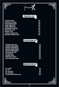 The Outcider Cafe & Lounge menu 1