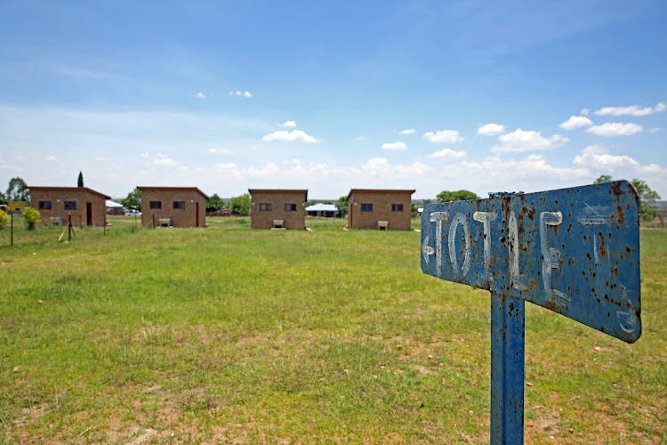 Toilets were subsequently built at the school where Michael Komape, 5, lost his life.