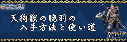 天狗獣の腕羽