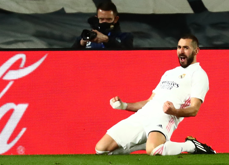 Real Madrid's Karim Benzema is now the club's third top scorer following his hat-trick against PSG in the Champions League.