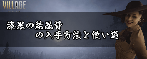 漆黒の結晶骨