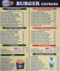 Burger Express menu 2