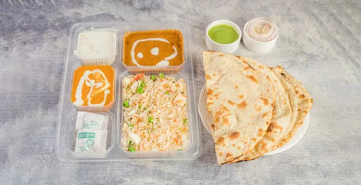 Plain Roti Thali