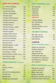 Guru Garden menu 1