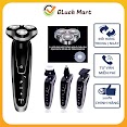 Máy Cạo Râu Đa Năng 4 In 1 Pholzps Chống Nước Ipx7, Máy Cạo Râu Nam Cạo Sạch Êm Kết Hợp Cạo Lông Mũi Cạo Tóc Mát Xa Mặt