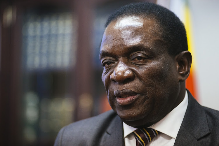 Emmerson Mnangagwa, Zimbabwe's president.