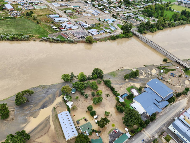 A view of flood damage in the the aftermath of Cyclone Gabrielle in Hawke’s Bay, New Zealand, in this picture released on February 15 2023. Picture: NEW ZEALAND DEFENCE FORCE/HANDOUT VIA REUTERS