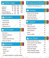 O-Cakes menu 2