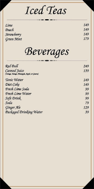 Indiana Water's menu 8