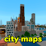 Cover Image of ดาวน์โหลด City maps for mcpe 1.100 APK