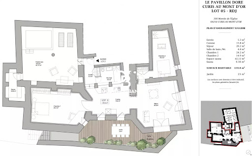 Appartement avec piscine 2