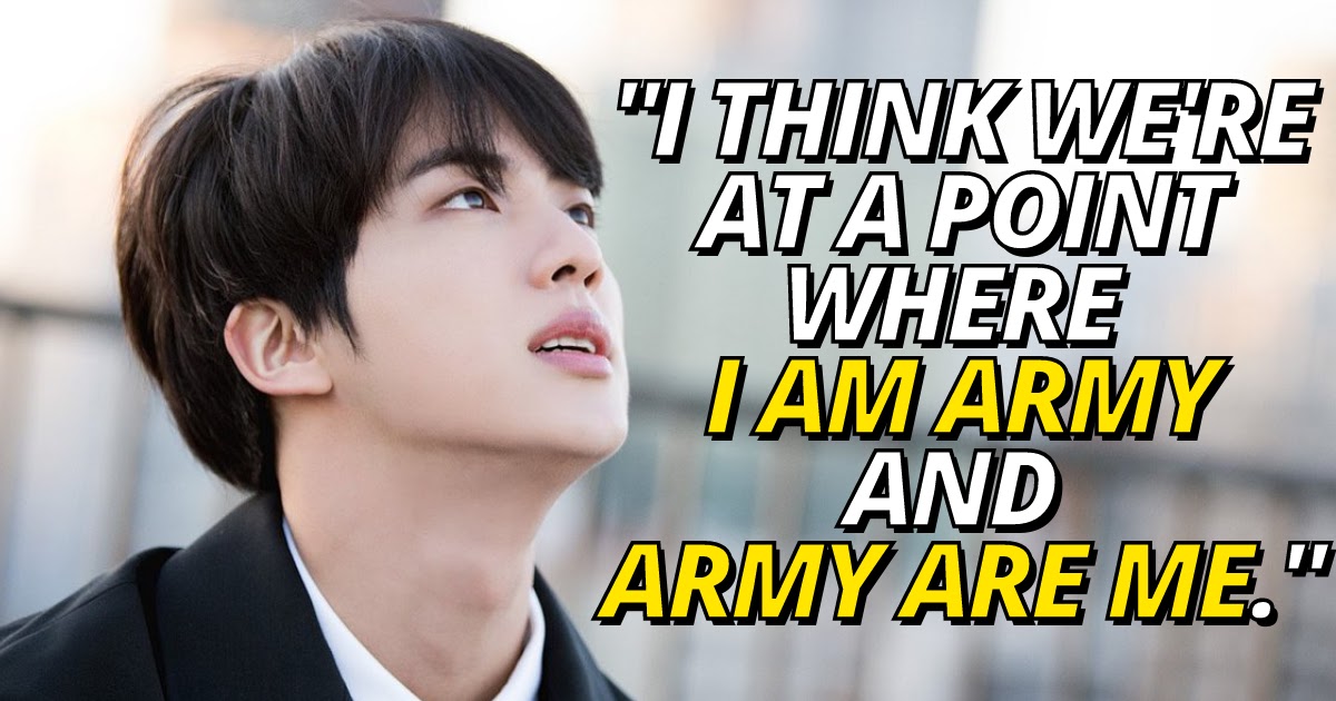 BTS's Jin Gives His Emotional Reasons For Including 