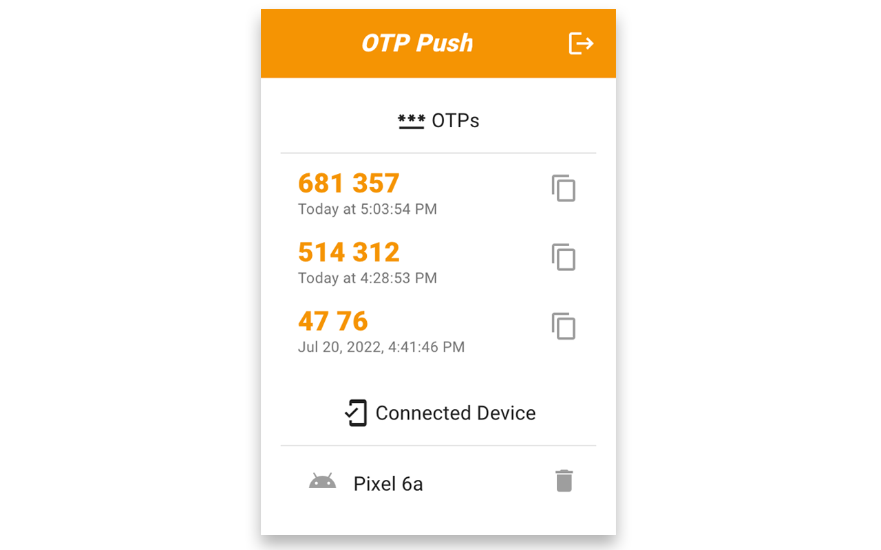 OTP Push Preview image 7