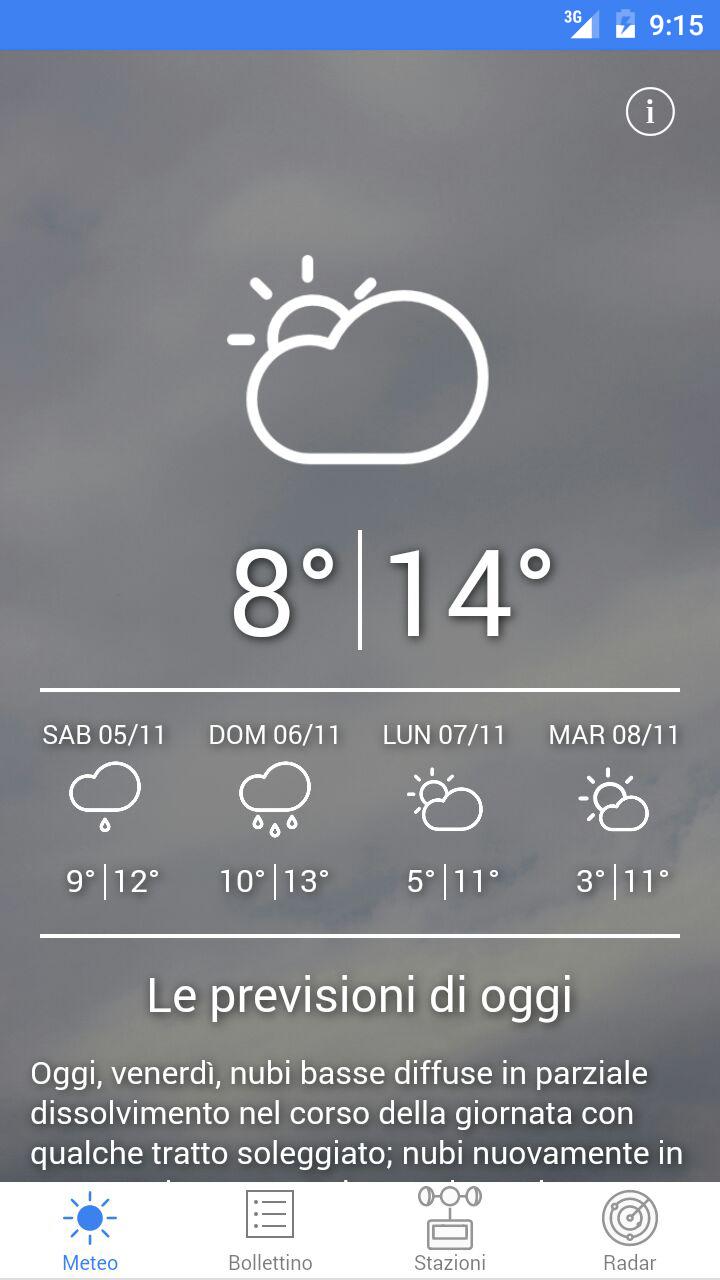 Meteo Trentino Screen 1
